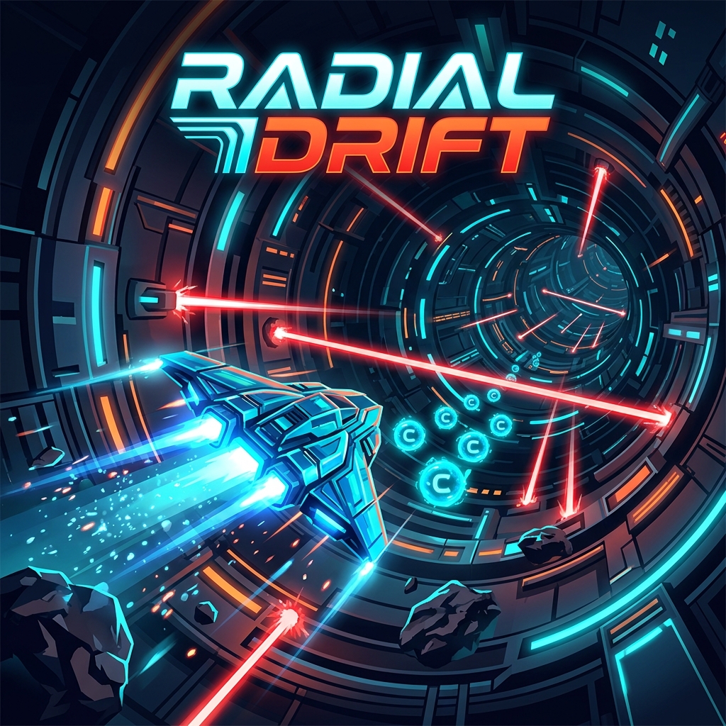 Radial Drift Game Art